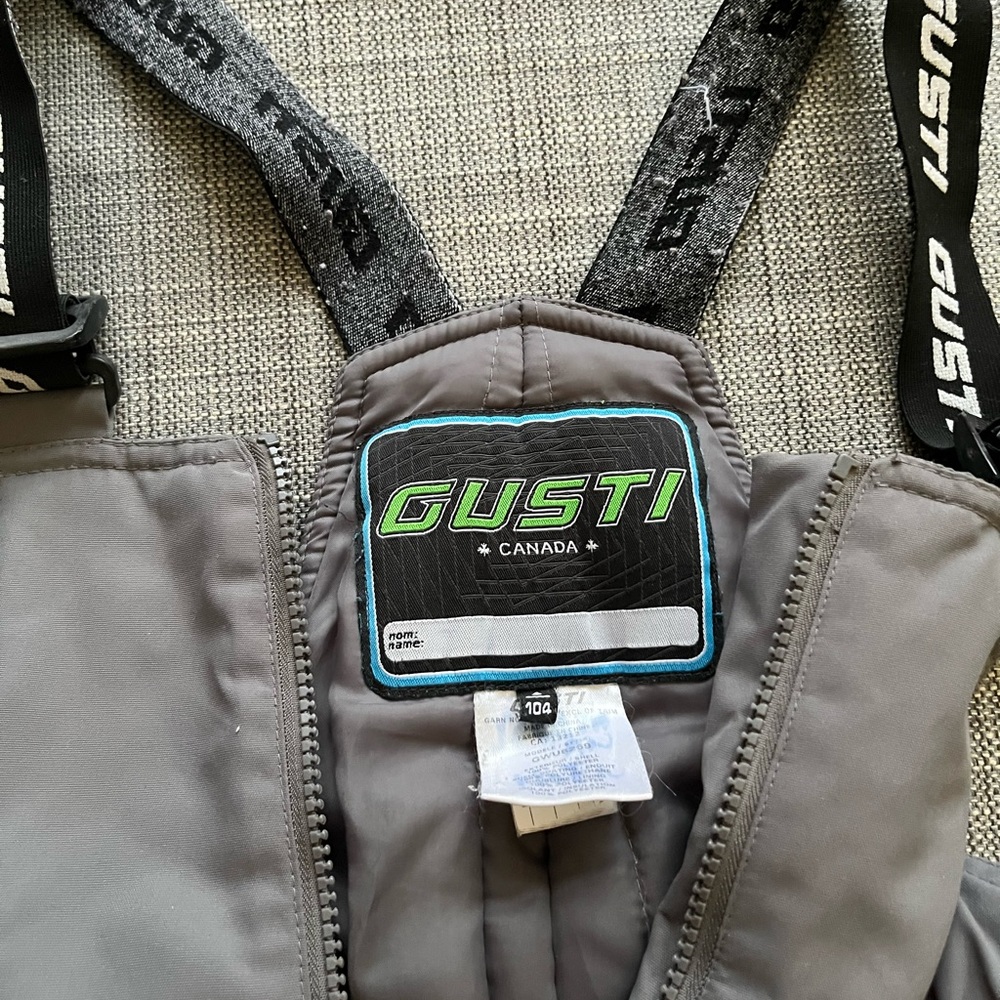 Gusti Gray Snow Bib